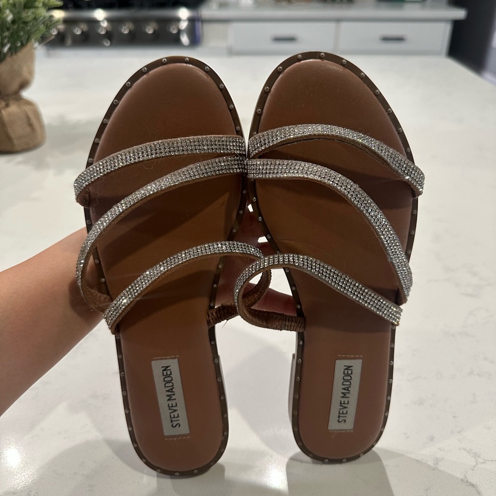 Steve Madden sparkle sandals